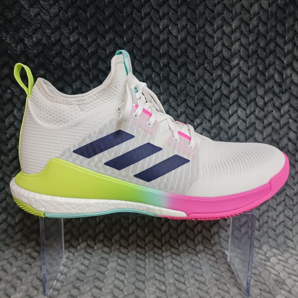 Adidas Crazyflight Mid White Purple Pink Women's Volleyball Shoes Size 10.5 - Picture 8 of 14